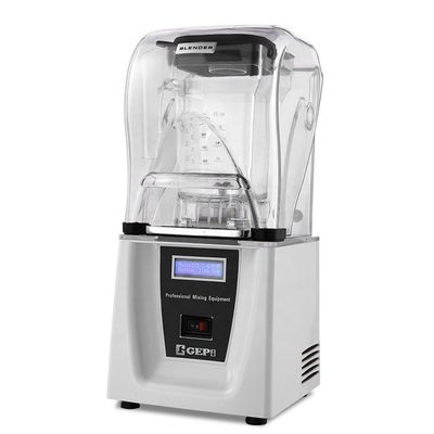 Appareils de cuisine commerciaux 2L fin mélangeur de smoothie avec couverture sonore 1800W haute vitesse