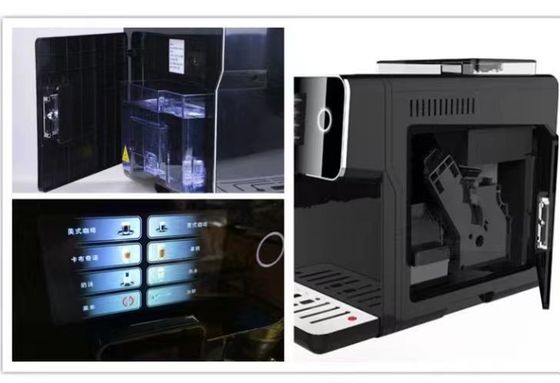 220V Voltage maison espresso machine à café avec alimentation automatique et réservoir en acier inoxydable
