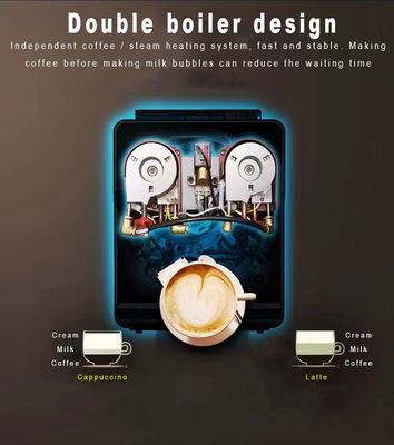 220V Voltage maison espresso machine à café avec alimentation automatique et réservoir en acier inoxydable