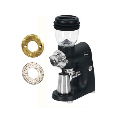 Moulin à café électrique en titane de 75 mm pour le cappuccino-latte