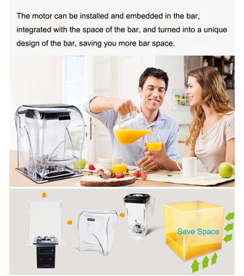 1.5L High Power Smoothie Milkshake Blender avec 23000±1000 tours par minute et moteur en cuivre pur