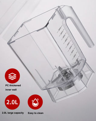 1.5L High Power Smoothie Milkshake Blender avec 23000±1000 tours par minute et moteur en cuivre pur