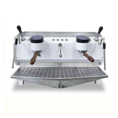 Machine à café à double groupe semi-automatique