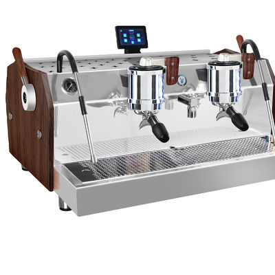 220 électrique à double chaudière Espresso machine à café à double tête
