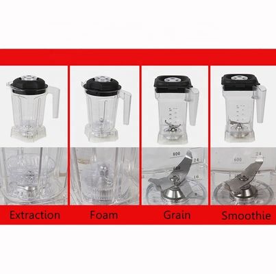 8 réglages de vitesse 2L mélangeur commercial tasse de mélange de smoothie tasse de smoothie tasse de grain tasse de jus de fruits conteneur