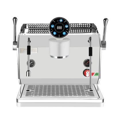 Machine à café à expresso programmable semi-automatique avec un design italien