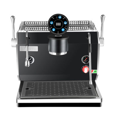 Machine à café à expresso programmable semi-automatique avec un design italien