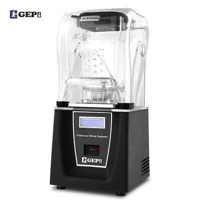 Appareils de cuisine commerciaux 2L fin mélangeur de smoothie avec couverture sonore 1800W haute vitesse