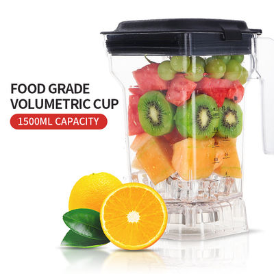 Appareils de cuisine commerciaux 2L fin mélangeur de smoothie avec couverture sonore 1800W haute vitesse