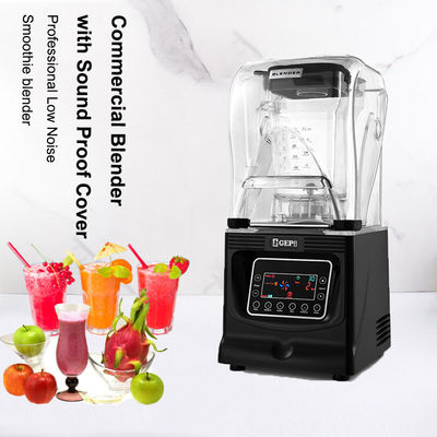 Maximisez vos ventes de smoothies avec le mélangeur commercial Gepu 1800W et le couvercle insonorisé