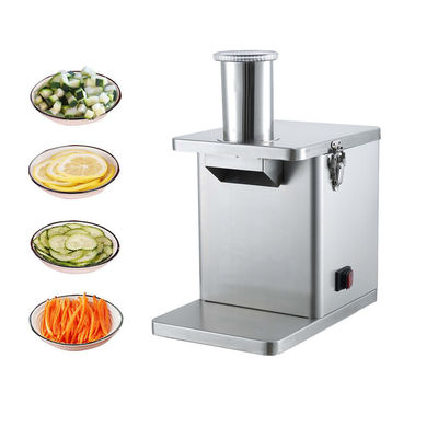Coupeuse de fruits et légumes électrique professionnelle avec construction en acier inoxydable durable