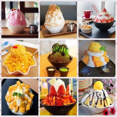 Production électrique rapide Bingsu machine à raser la glace et la neige avec commande entièrement automatique