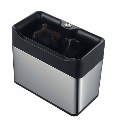 Boîte automatique de nettoyage portafiltre à expresso en acier inoxydable avec capacité de tambour de 2,0 litres