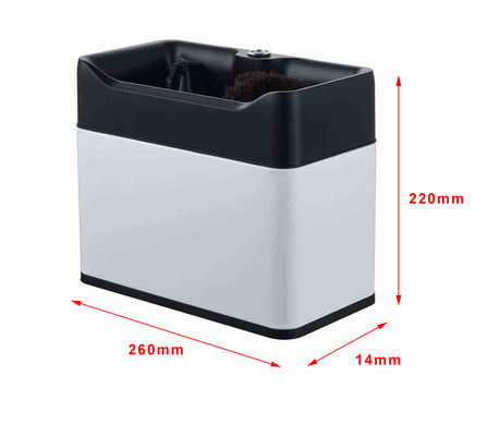 Boîte automatique de nettoyage portafiltre à expresso en acier inoxydable avec capacité de tambour de 2,0 litres