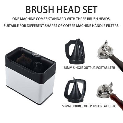 Boîte automatique de nettoyage portafiltre à expresso en acier inoxydable avec capacité de tambour de 2,0 litres