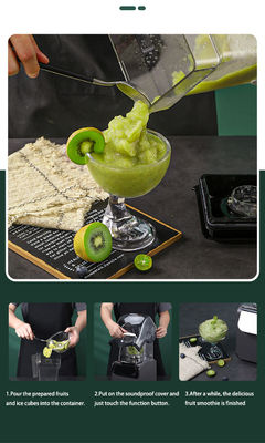 Blender DIY commercial Multifonctionnel à faible bruit Blender de smoothie avec boucles programmables