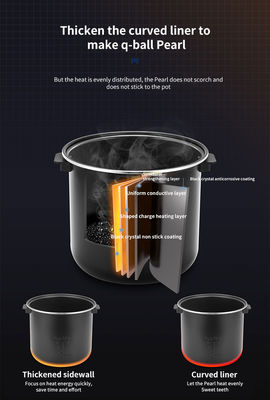 Cuisinière à perles de tapioca 8L entièrement automatique