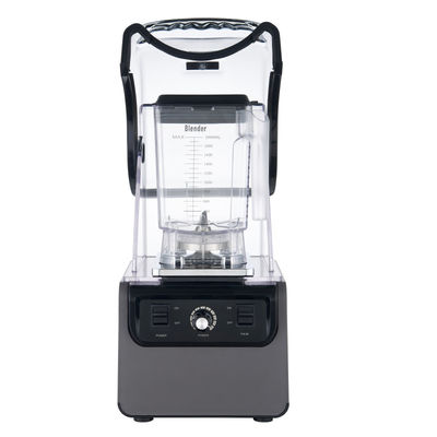 Une puissante machine à smoothies électrique avec un couvercle insonorisé et des commandes commerciales