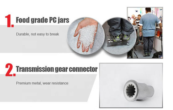 Blade en acier inoxydable mélangeur de smoothie électrique pour boissons glacées