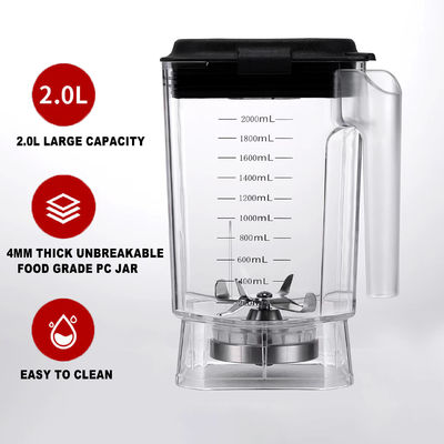 Commercial blender de smoothie 65DB machine de glaçage à faible bruit